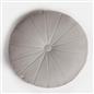 OHS Velvet Filled Cushion Round Bedroom Decor Scatter Chair Sofa Button Pillow