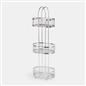 OHS 3 Tier Shower Caddy Freestanding Bathroom Organiser Rust Resistant Metal