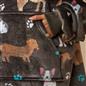 OHS Pet Print Loungewear Set Hoodie Blanket Sherpa Lined Fleece Winter Nightwear