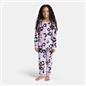OHS Print Pyjama Set Pull Over Soft Fleece Kids Winter Loungewear Nightwear