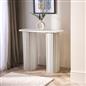 OHS Madison Console Table Ribbed Engineered Wood Entryway Display Unit Decor