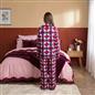 OHS Geo Print Pyjama Set Jersey Button Through Ultra Soft Nightwear Loungewear