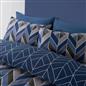 Geo Duvet Cover Bedding Set Pillowcase Reversible Quilt Soft Chevron Double King