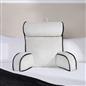 OHS Piped Edge Reading Pillow with Head Rest Super Soft Back Support Bed Sofa