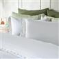 OHS Scallop Edge Bedding Set Microfibre Contrast Duvet Cover with Pillowcase