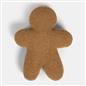 OHS Gingerbread Cushion Christmas Festive Decorative Novelty Scatter Pillow