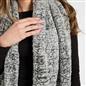 OHS Teddy Fleece Scarf Long Thermal Soft Pockets Hand Neck Warmer Marl Wrap