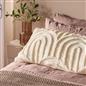 OHS Tufted Arches Bolster Cushion Fleece Soft Maternity Support Filled Pillow