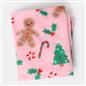 OHS Xmas Throw Blanket Gingerbread Man Soft Warm Travel Foldable Blanket