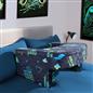 OHS Gaming Lap Pillow Cushion Matte Velvet Filled Laptop Table Tray with Pockets
