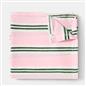 OHS Stripes Print Throw Soft Blanket Polar Fleece Lightweight Bedspread