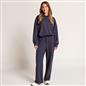OHS Bubble Hem Co-Ord Set Hoodie Drawstring Relaxed Joggers Tracksuit Loungewear