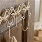 OHS Bows Over the Door Hook Hanger 5 Hooks Metal Coats Towel Rack