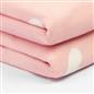Dreamscene Love Heart Fleece Throw Over Soft Warm Bed Sofa Pink Chair Blanket