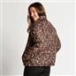 OHS Puffer Jacket Windproof Padded Winter Outerwear Cropped Zip Coat Hiking