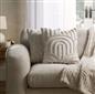OHS Tufted Cushion Covers 2 Pack Arches Decorative Square Pillowcases