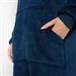OHS Extra Long Hoodie Blanket Oversized Soft Sherpa Fleece Giant Sweatshirt