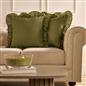 OHS Frill Cushion Covers Faux Linen Soft Square Pillowcases Home Decor Multipack
