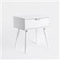 OHS Venice Nightstand Bedside Table 1 Drawer End Side Storage Cabinet