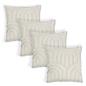 OHS Tufted Cushion Covers 2 Pack Arches Decorative Square Pillowcases