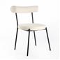 OHS Boucle Dining Chair with Metal Legs Modern Upholstered Kitchen Chair