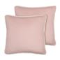 OHS Piped Edge Cushion Covers Matte Velvet Soft Luxury 2/4 Square Pillowcases