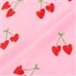 OHS Cherry Print Throw Ultra Soft Blanket Flannel Fleece Lightweight Bedspread