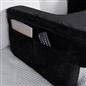 OHS Gaming Lap Pillow Cushion Matte Velvet Filled Laptop Table Tray with Pockets