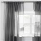 OHS Linen Look Voile Net Curtains 2 Panels Rod Slot Top Pair Home Set 55x87