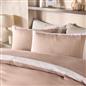 OHS Contrast Border Bedding Set Soft Microfibre Duvet Cover with Pillowcases