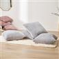 Brentfords Waffle Popcorn Fleece Set of 4 x Cushion Covers Pack Sofa - 18