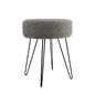 Stool Boucle Fleece Chair Dressing Table Vanity Seat Pouffe Home Spa Foot Rest