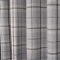 OHS Check Eyelet Curtains Pair Thermal Ring Top Textured Woven Ready Made