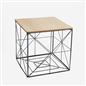 Cube Storage Basket Table Folding Wire Organiser Living Room Home Decor Bedroom