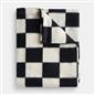 OHS Checkerboard Throw Soft Blanket Polar Fleece Lightweight Bedspread