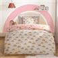 Floral Duvet Cover Bedding Set Pillowcases Rainbow Revesible Quilt Single Double