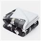 Check Fleece Pet Blanket Throw Over Bed Supersoft Plush Sherpa Warm Chair Sofa