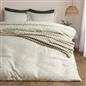 OHS Wave Border Bedding Set Microfibre Print Duvet Cover with Pillowcase