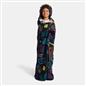 OHS Kids Hooded Throw Novelty Print Flannel Fleece Winter Warm Wearable Blanket