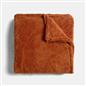 OHS Tufted Contour Throw Teddy Fleece Blanket Winter Soft Warm Bedspread