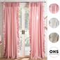 Frill Voile Net Curtains 2 Window Panels Sheer Rod Slot Top Textured Pair Set
