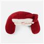 OHS Santa Cuddle Cushion Kids Soft Teddy Fleece Reading Pillow Xmas Bed Sofa