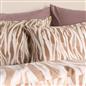 OHS Watercolour Bedding Set Zebra Print Microfibre Duvet Cover with Pillowcase