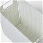 OHS Collapsible Laundry Basket Woven Folding Hamper Bathroom Corner Storage