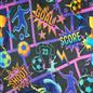 OHS Comic Football Throw Ultra Soft Blanket Flannel Fleece Lightweight Bedspread