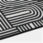 OHS Washable Rug Geometric Print Ultra Soft Living Room Area Mat Accent Rugs