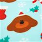 OHS Hey Duggee Duvet Cover with Pillowcase Kids Soft Fleece Xmas Bedding Set