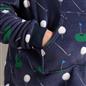 OHS Mens Printed Loungewear Set Winter Sherpa Nightwear 2-Piece Hoodie Jogger