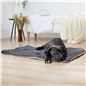 OHS Quilted Pet Blanket Soft Sherpa Fleece Animal Dog Cat Throw