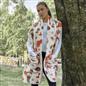 OHS Fleece Pocket Scarf Leopard Autumn Fluffy Sherpa Winter Wrap Hand Warmer